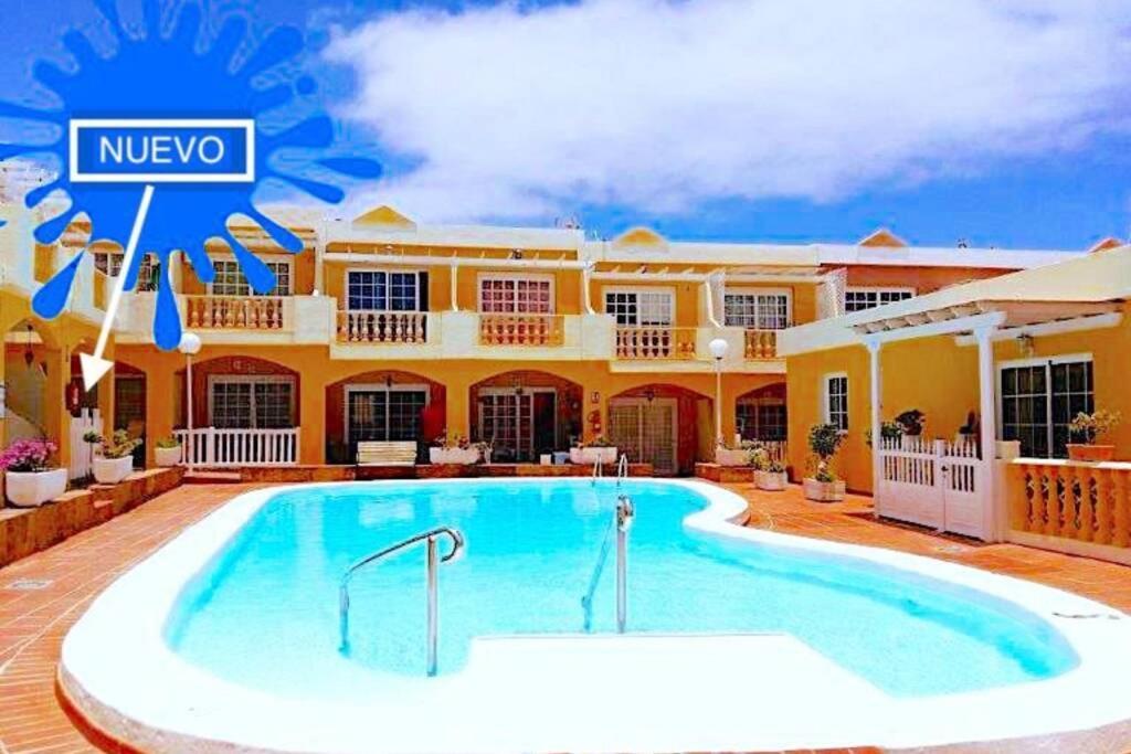 New Apartamento Caleta,Relax, Pool, Terrace, Wifi 科斯塔卡莱塔 外观 照片